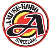 北海道札幌市ソフトボールチーム・アミューズ工房のロゴです。帽子にワッペンとして使っています。